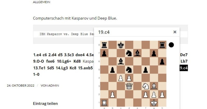 Kaspariv vs DeepBlue